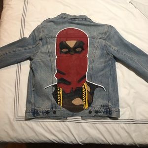 Painted Levis Jean jacket